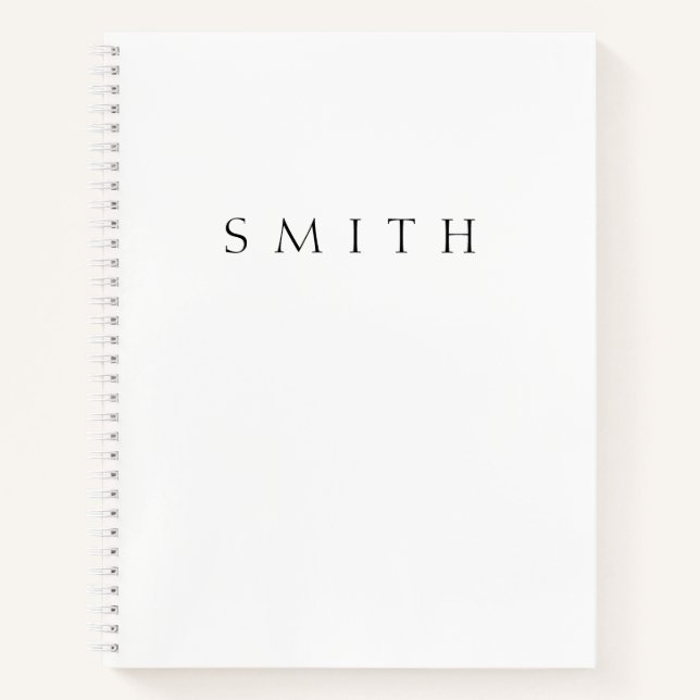 Classic Name (or word) Notizbuch (Vorderseite)