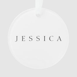 Classic Name (or word) Ornament