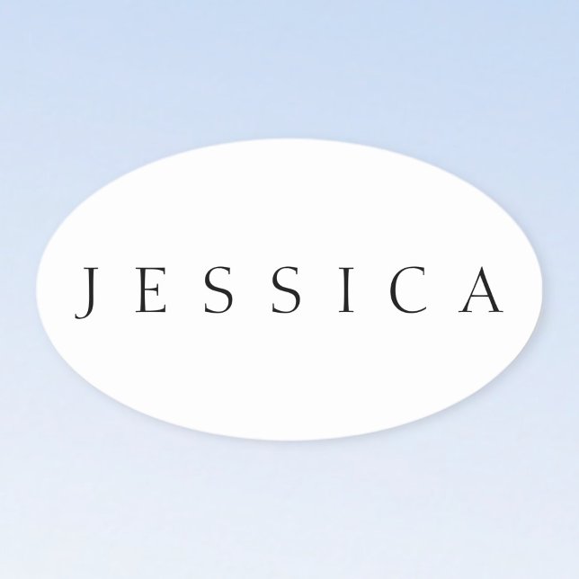 Classic Name (or word) Ovaler Aufkleber (Von Creator hochgeladen)