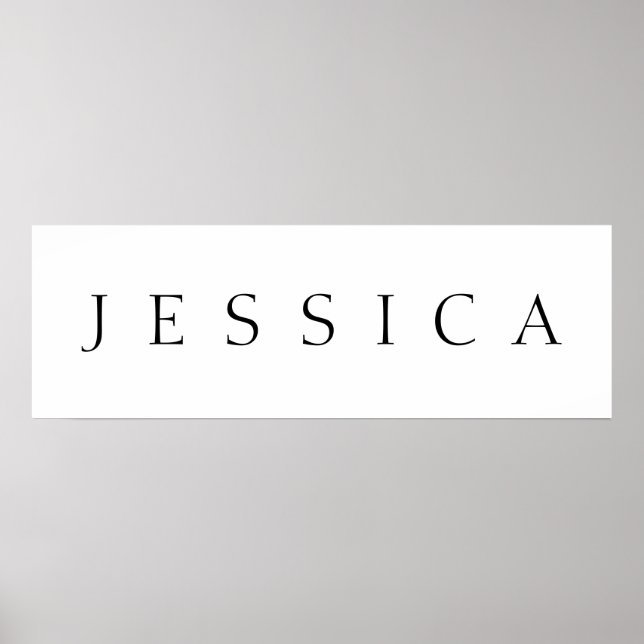 Classic Name (or word) Poster (Vorne)