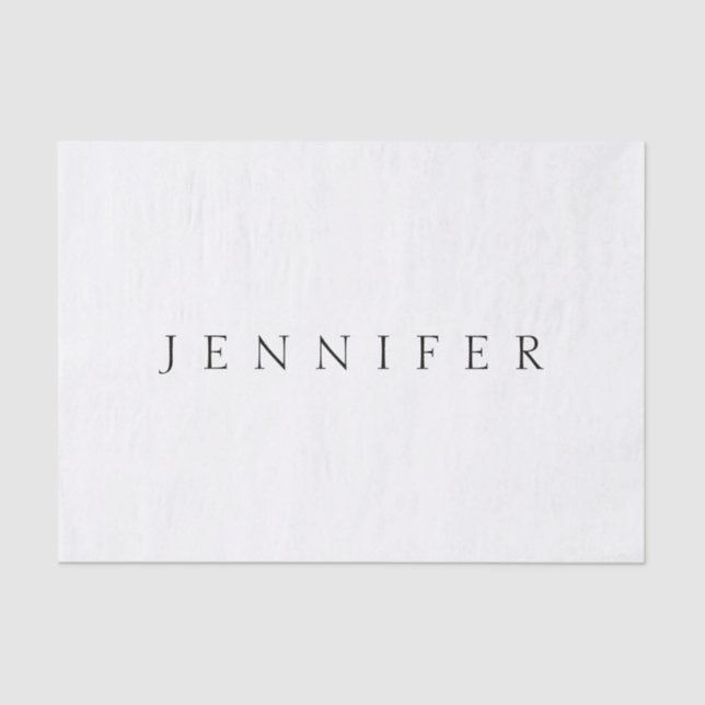 Classic Name (or word) Seidenpapier (Vorderseite)