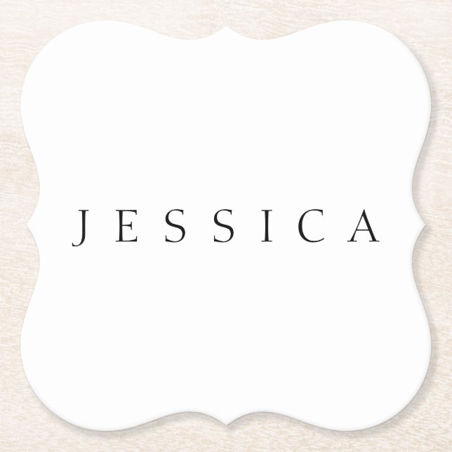 Classic Name (or word) Untersetzer (Vorderseite)