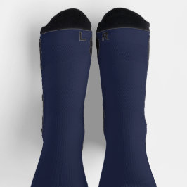 Classic Navy Blue Socks Soft Sleek und stilvoll Socken