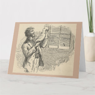 Classic New Baby Greeting Card Karte