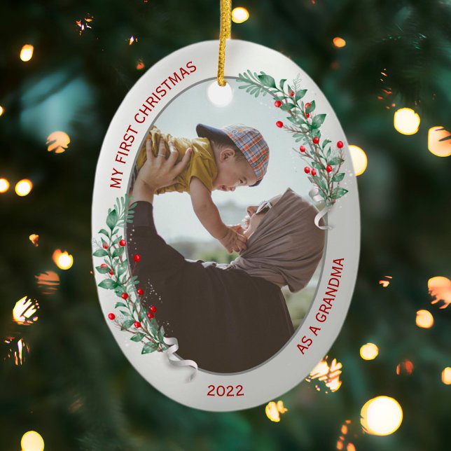Classic Newborn 1. Weihnachten Neues Oma Keramik Ornament (Von Creator hochgeladen)