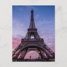 Classic Niedlich Eiffelturm Paris Frankreich Foto Postkarte