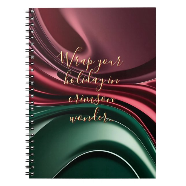 Classic notebook in stylish graphic notizblock (Vorderseite)
