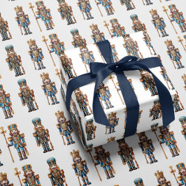 Classic nutcracker wrapping paper geschenkpapier