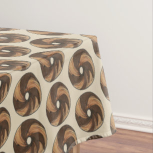 Classic NYC New York City Marble Rye Bagel Feinsch Tischdecke