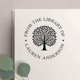 Classic Oak Tree from the Library of Bookplate Permastempel