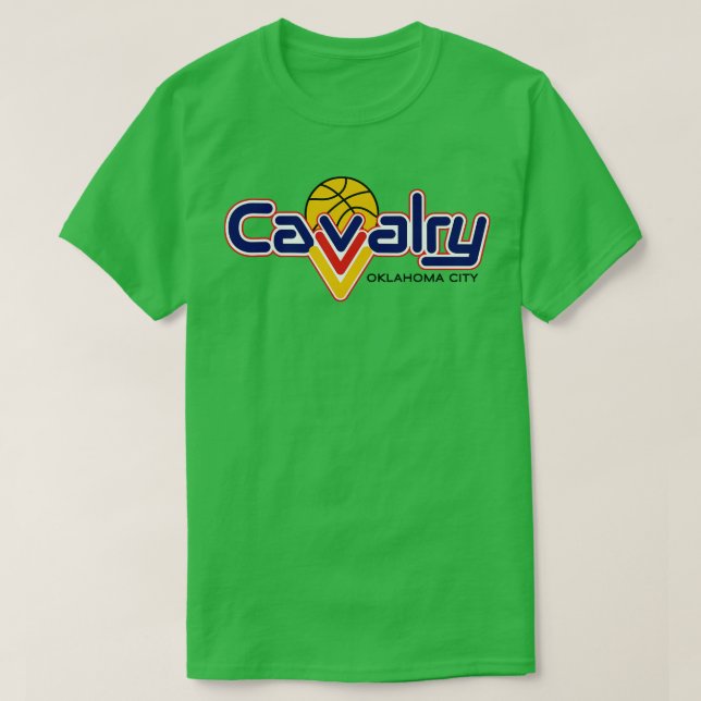 Classic Oklahoma City Cavalry Basketball 1990 1 T-Shirt (Design vorne)