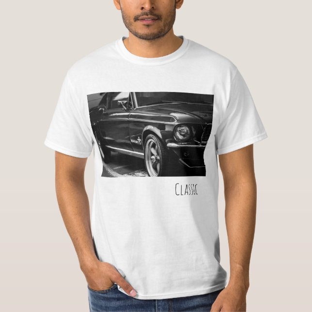 Classic Old Car Foto T - Shirt Top (Vorderseite)
