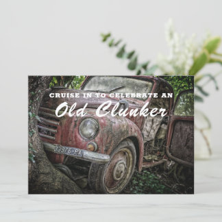 Classic Old Clunker Einladung zum Geburtstag
