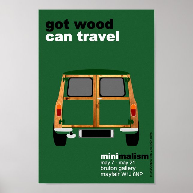 Classic Original Mini Countryman Ausstellung Poster (Vorne)
