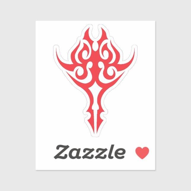 Classic Ornamental Floral Border Elegant Design Aufkleber (Blatt)