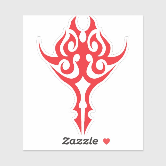 Classic Ornamental Floral Border Elegant Design Aufkleber (Blatt)