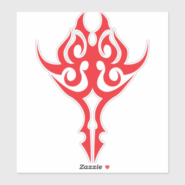 Classic Ornamental Floral Border Elegant Design Aufkleber (Blatt)