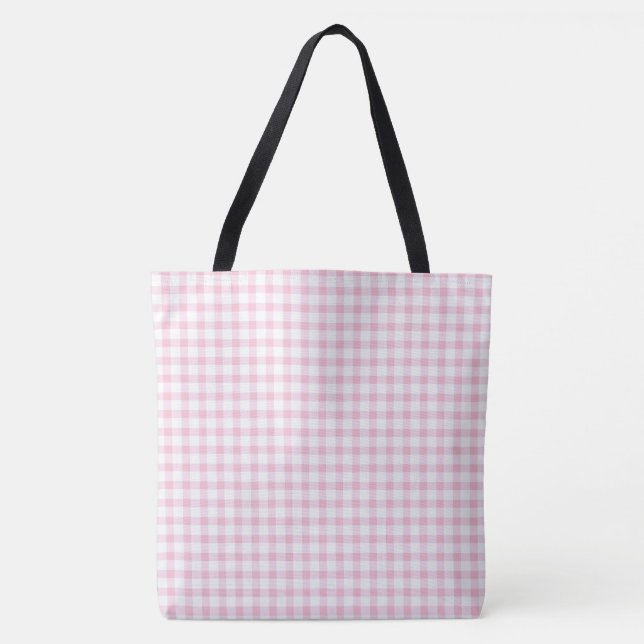 Classic Pastel Pink Gingham Karo Pattern (Vorderseite)