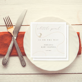 Classic Pearl Elegant Baby Shower Serviette