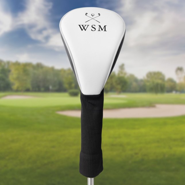 Classic Personalisiert Monogram Golf Clubs Headcover (Von Creator hochgeladen)