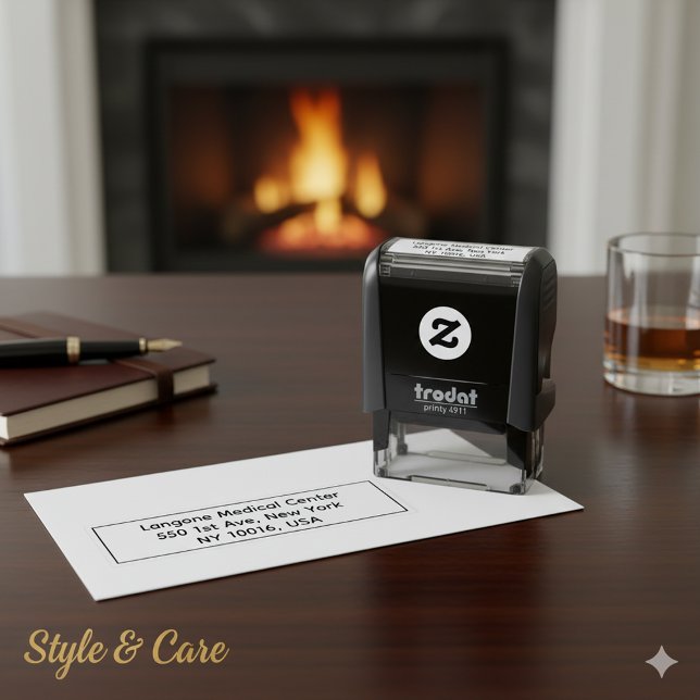 Classic Personalized Address Stamp for Envelopes Permastempel (Classic Personalized Address Stamp for Envelopes)