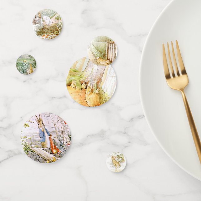 Classic Peter der Kaninchen Tischkonfetti Set 2 Konfetti (Gruppe)