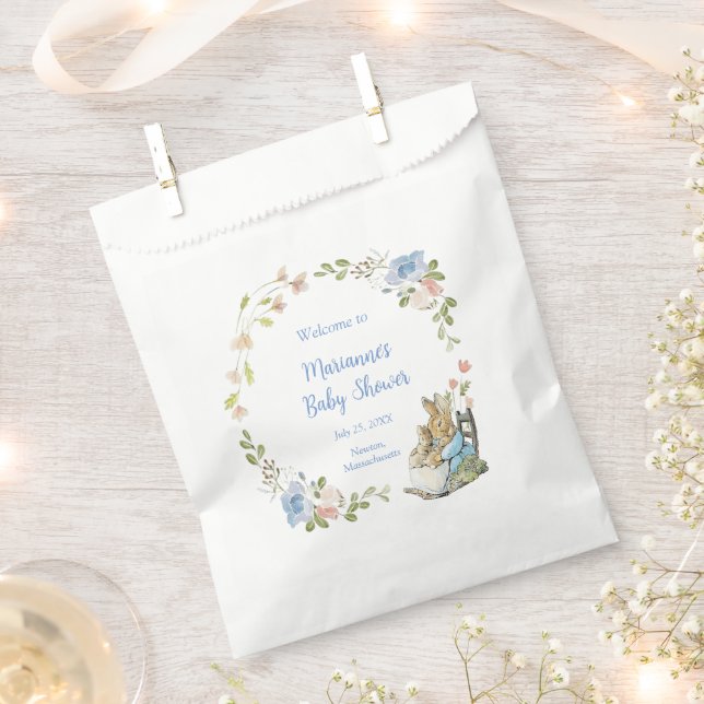 Classic Peter der Rabbit Twin Baby Dusche Geschenktütchen (Ausgeschnitten)