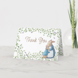 Classic Peter die Rabbit Baby Dusche Danke Auto
