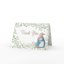 Classic Peter die Rabbit Baby Dusche Danke Auto