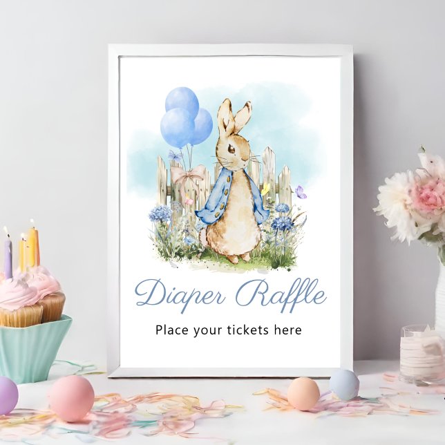 Classic Peter Rabbit Babydusche Windeln Poster (Von Creator hochgeladen)