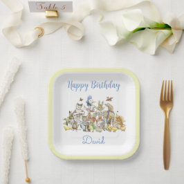 Classic Peter the Kanbit Birthday Paper Plate Pappteller