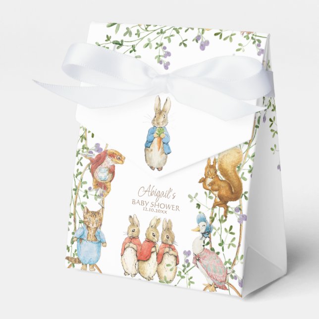Classic Peter the Rabbit Baby Shower Geschenkschachtel (Vorderseite)