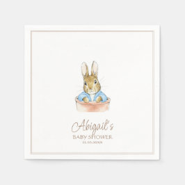Classic Peter the Rabbit Baby Shower Serviette