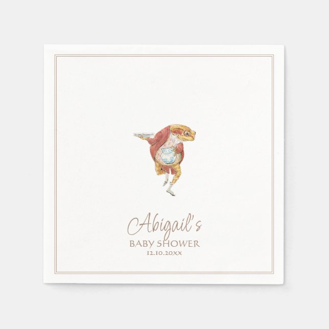 Classic Peter the Rabbit Baby Shower Serviette (Vorderseite)