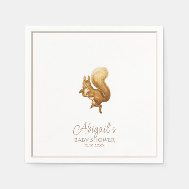 Classic Peter the Rabbit Baby Shower Serviette (Vorderseite)