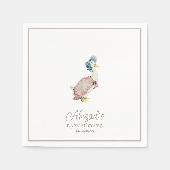 Classic Peter the Rabbit Baby Shower Serviette (Vorderseite)