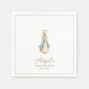 Classic Peter the Rabbit Baby Shower Serviette