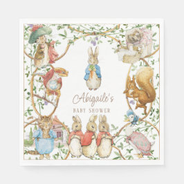 Classic Peter the Rabbit Baby Shower Serviette