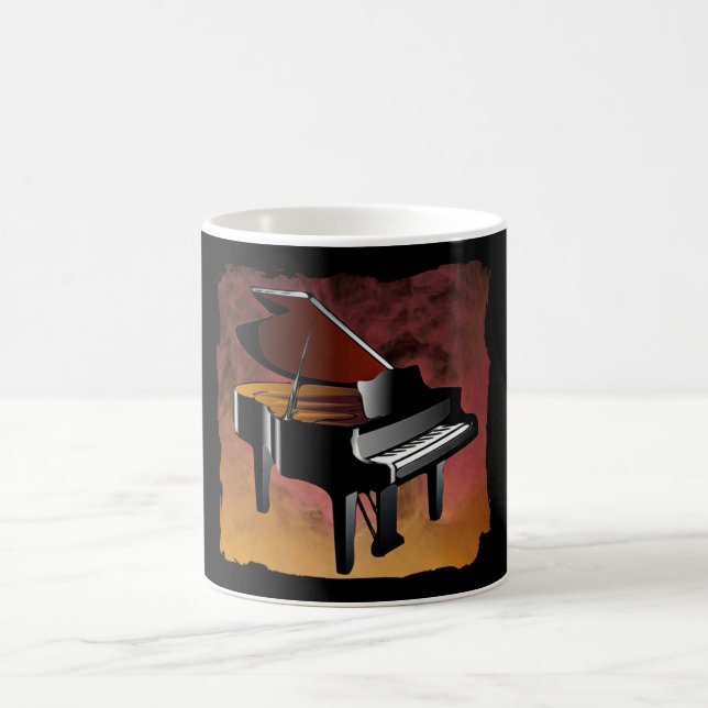 Classic Piano Design Geschenke Kaffeetasse (Mittel)