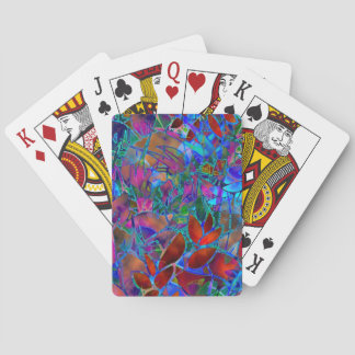 Classic Playing Cards Abstraktes Hartglas Spielkarten