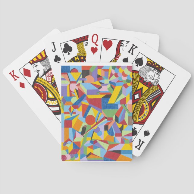 Classic Playing Cards mit Fun Bold Art Design Spielkarten (Rückseite)
