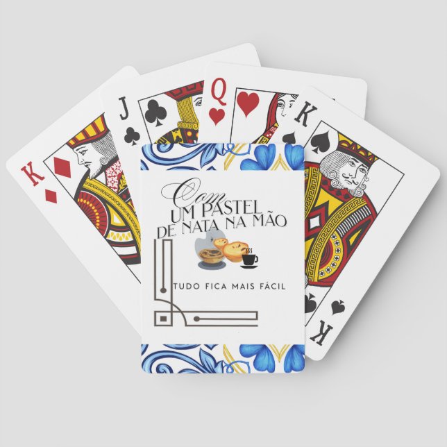 Classic Playing Cards mit portugiesischen Fliesen  Spielkarten (Rückseite)