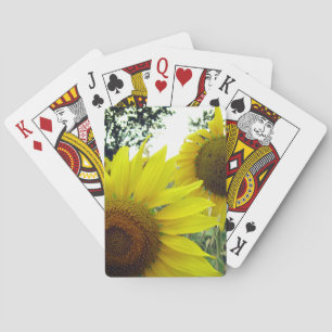 Classic Playing Cards Sonnenblumen Foto Spielkarten