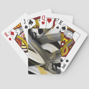 Classic Playing Cards Trend Abstrakt Art Black Spielkarten