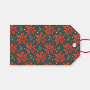 Classic Poinsetta Geschenkanhänger