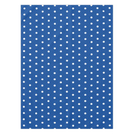 Classic Polka Dots Navy Blue und White Tischdecke