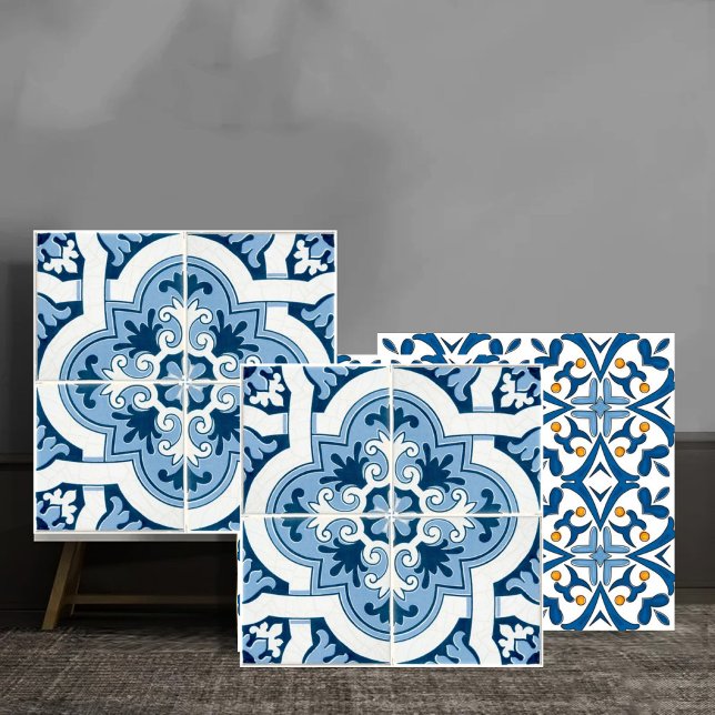 Classic Portuguese  Blue and White Mediterranean P Fliese (Von Creator hochgeladen)