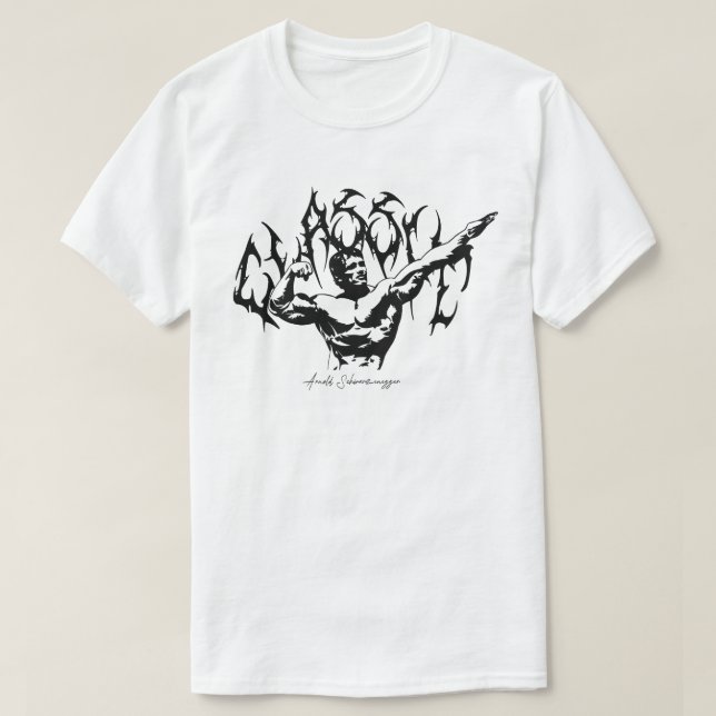 Classic Pose – Vintage Bodybuilder Art T-Shirt (Design vorne)