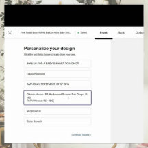 Classic Preppy Blue Kariert Teddy Bear Baby Dusche