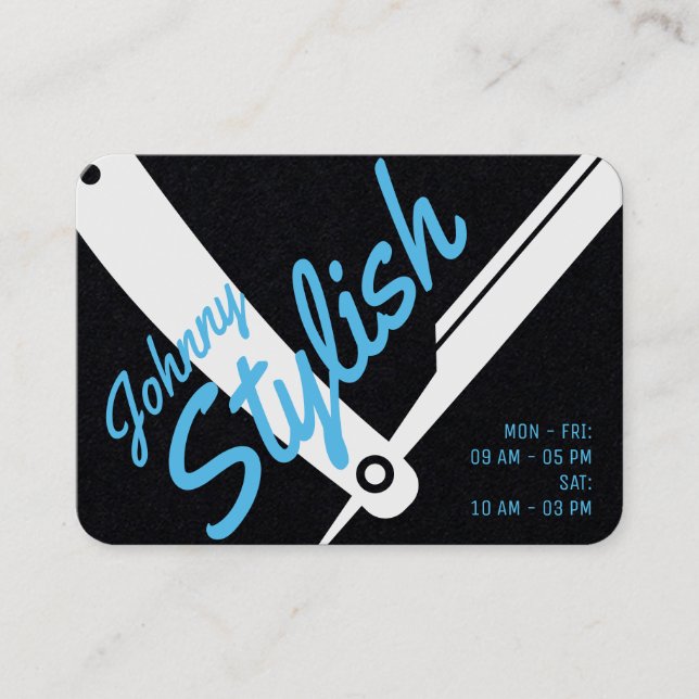 Classic professional stand out black visitenkarte (Vorderseite)